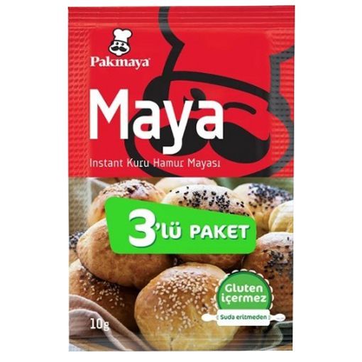 PAKMAYA INSTANT KURU MAYA 3 LU resmi