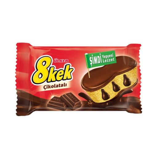 ULKER 8 KEK CIKOLATALI 55GRx24 resmi