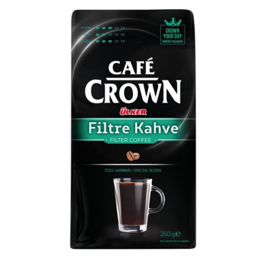 ULKER C.CROWN FILTRE KAHVE 250GX4 resmi