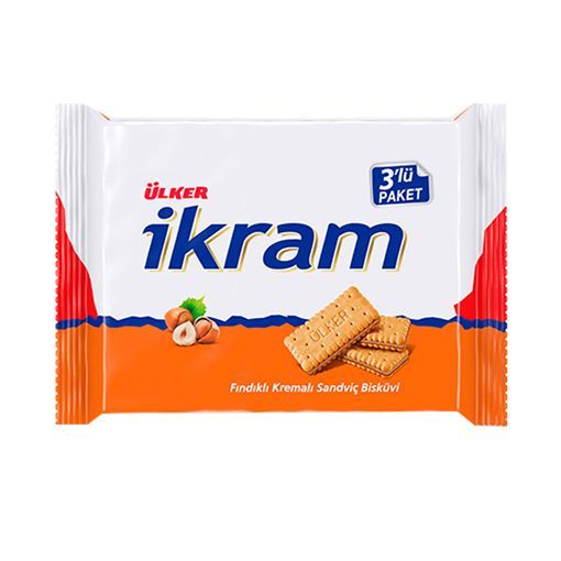 ULKER IKRAM KREMALI BISK.FINDIKLI 3x84GRx12 resmi