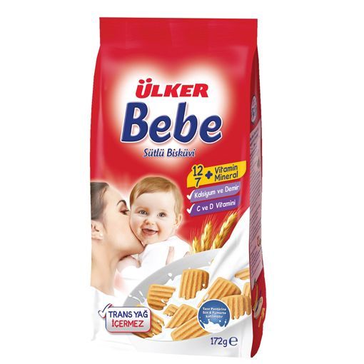 ULKER BEBE BISKUVISI 172GRx12 resmi