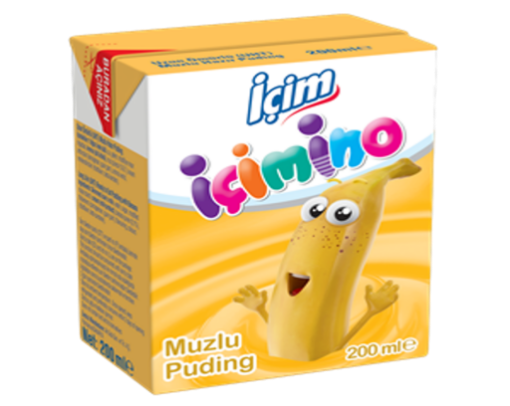 ICIMINO UHT PUDING MUZLU 200 GR resmi