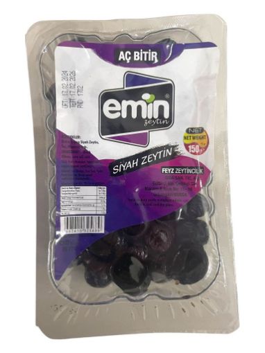 EMIN ZEYTIN SIYAH AC BITIR 150 GR resmi