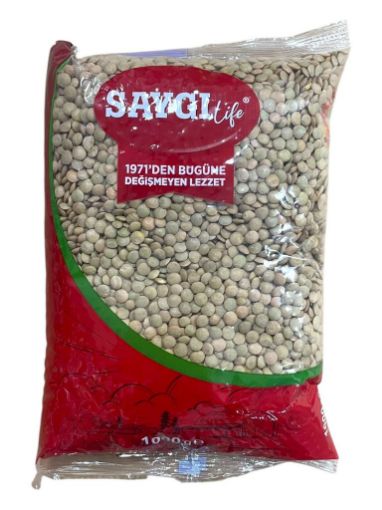 SAYGI YESIL MERCIMEK 1 KG resmi