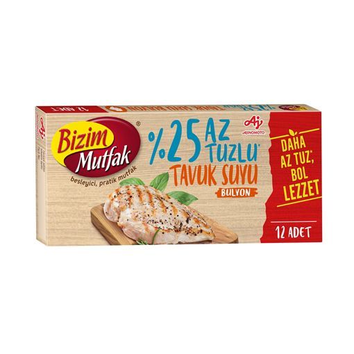 BIZIM TAVUK BULYON AZ TUZ.120 GR resmi