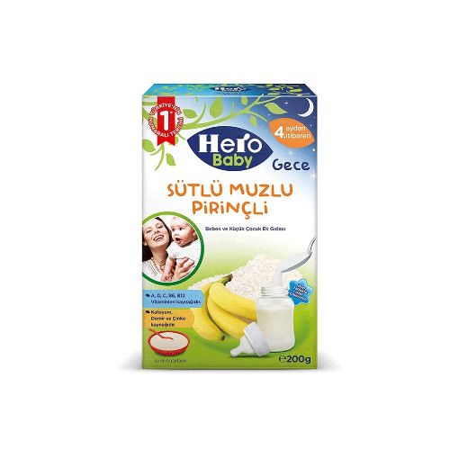 HERO BABY SUTLU MUZLU PIRINCLI 200 GR resmi