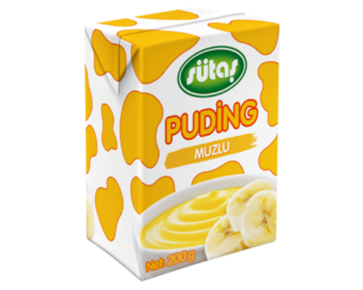 SUTAS UHT PUDING MUZLU 200 GR resmi